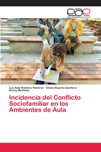Incidencia del Conflicto Sociofamiliar en los Ambientes de Aula