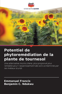 Potentiel de phytoremédiation de la plante de tournesol