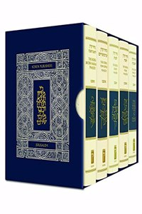 Koren Sacks Mahzor Boxed Set (5 Vol), Compact, Na Edition, Ashkenaz