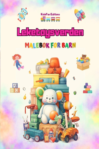 Leketøysverden - Malebok for barn