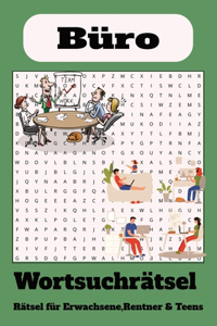 Wortsuchrätsel zum Thema Büro