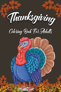 Thanksgiving Coloring Book For Adults
