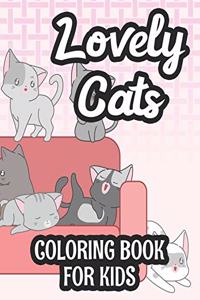 Lovely Cats Coloring Book For Kids