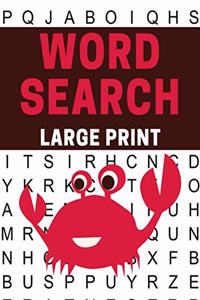 Large Print Word Search