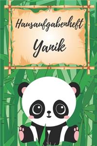 Hausaufgabenheft Yanik