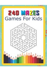 240 Mazes Games For Kids