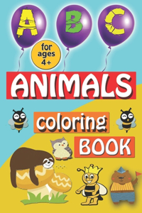 ABC Animals Coloring Book