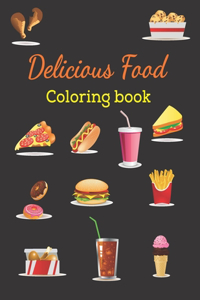 Delicious Food coloring book