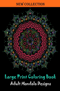Large print coloring book