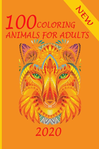 100 coloring animals for adults