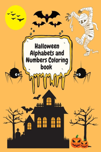 Halloween Alphabets and Numbers Coloring book