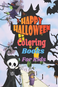 Happy Halloween Coloring Books For Kids