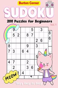 Sudoku 200 Puzzles for Beginners