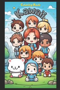 Kawaii Coloring Book-Lovely Images, Cute, Adorable, Charming