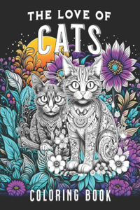 Love of Cats Coloring Book