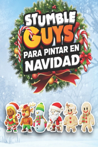 Stumble Guys para pintar en Navidad