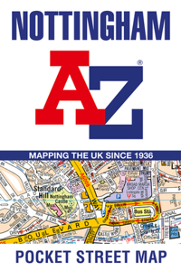 Nottingham A-Z Pocket Street Map