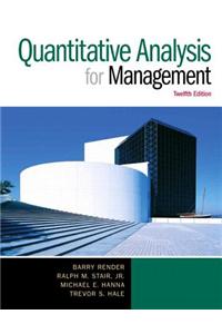 Quantitative Analysis for Management