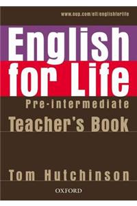 English for Life: Pre-intermediate: Teacher's Book Pack