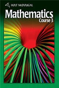 Holt McDougal Mathematics Course 3 (C) 2010: (spanish Homework and Practice Workbook)