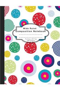 Wide Ruled Notebook