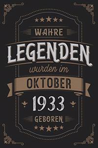 Wahre Legenden wurden im Oktober 1933 geboren