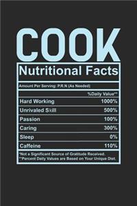 Cook Nutritional Facts