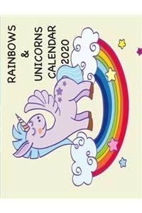 Rainbows and Unicorns Calendar 2020
