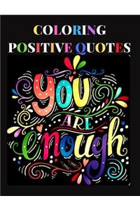 Coloring Positive Quotes