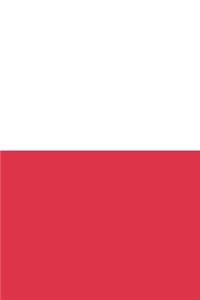 Poland Travel Journal - Poland Flag Notebook - Polish Flag Book