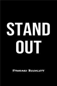 Stand Out Standard Booklets