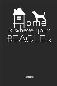 Home Is Where Your Beagle Is - Notebook