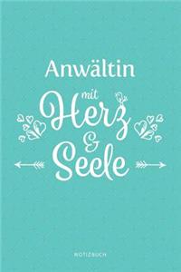 Anwältin Mit Herz & Seele Notizbuch