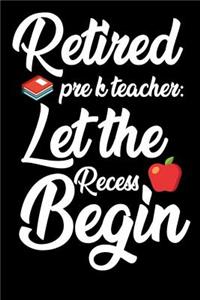 Retired Pre K Teacher