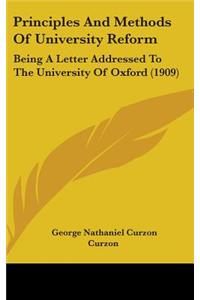 Principles And Methods Of University Reform