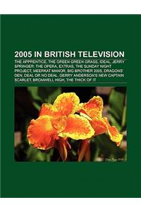 2005 in British Television