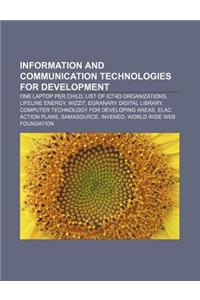 Information and Communication Technologies for Development