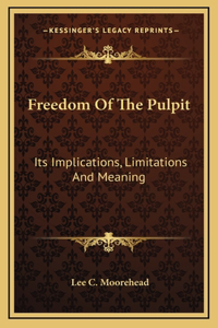 Freedom Of The Pulpit