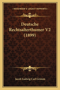 Deutsche Rechtsalterthumer V2 (1899)