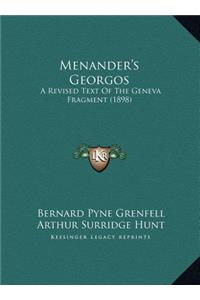 Menander's Georgos
