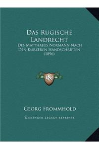 Das Rugische Landrecht
