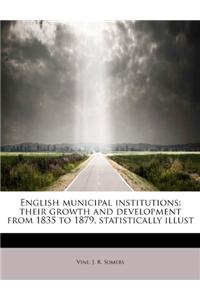 English Municipal Institutions