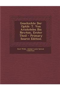 Geschichte Der Optik