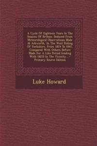 A Cycle of Eighteen Years in the Seasons of Britain