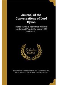 Journal of the Conversations of Lord Byron