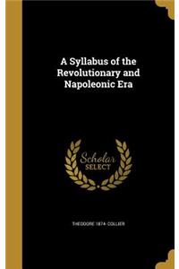 Syllabus of the Revolutionary and Napoleonic Era