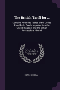 The British Tariff for ...