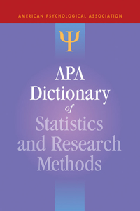 APA Dictionary of Statistics and Research Methods