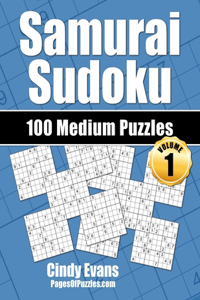 Samurai Sudoku Medium Puzzles - Volume 1