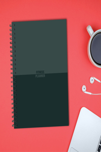 Fitness 8.5 X 11 Undated Monthly Planner